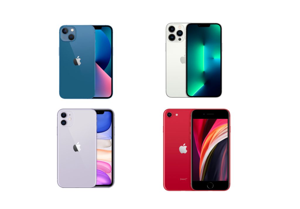 different iPhone models