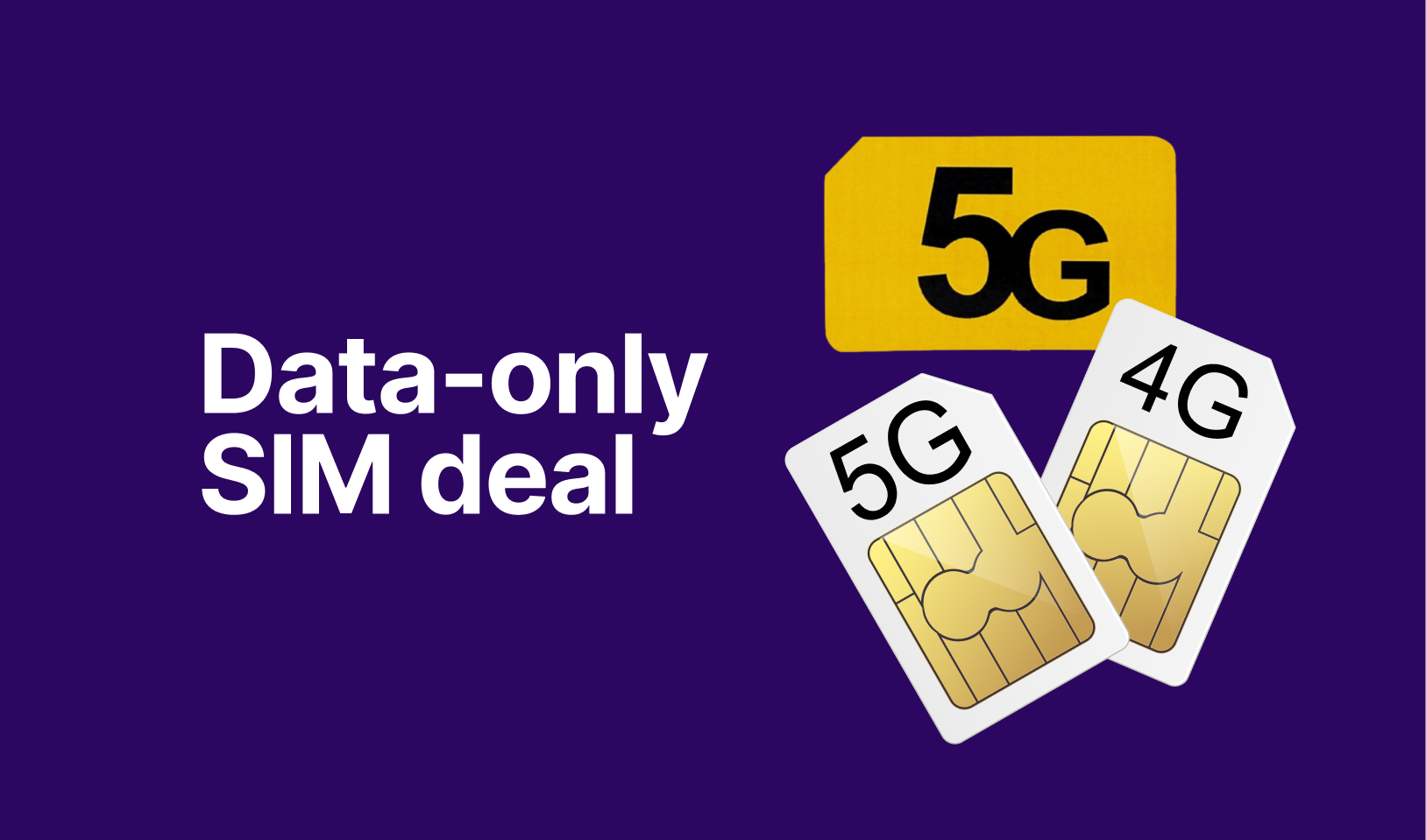 Data-only SIM deals