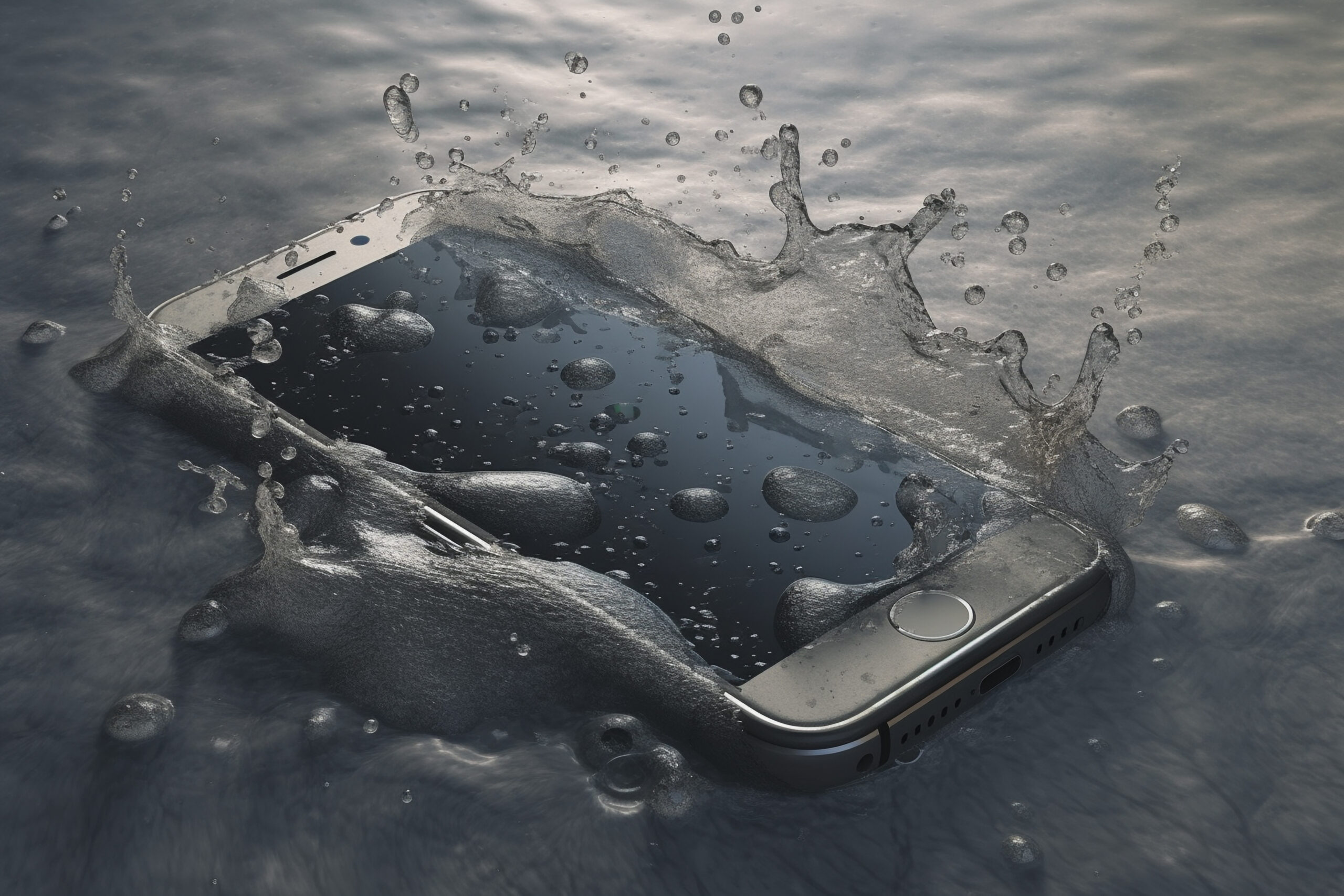  Phone-in-water