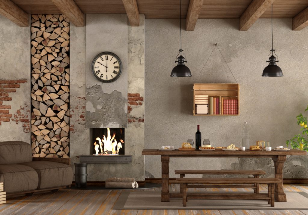 rustic interior design style