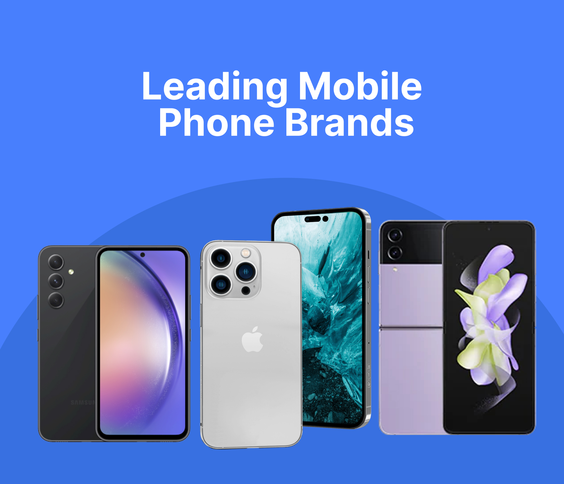 Leading mobile phone brands