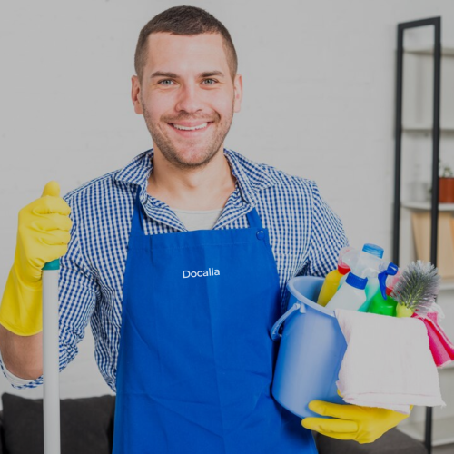 man cleaning man cleaning